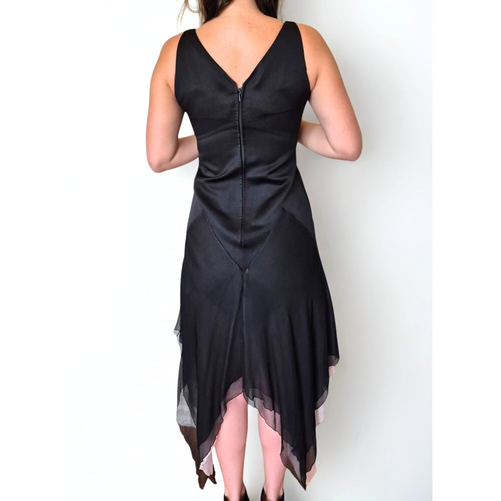 Vintage Dress Size Small Black  Witchy Whimsigoth Fairy Grunge HOCO LBD - Picture 5 of 10